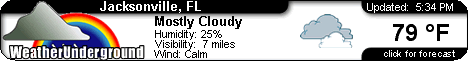 Click for Jacksonville, Florida Forecast